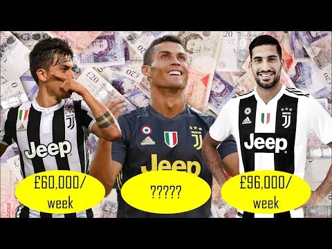 Real Salary Of Juventus Players In 2018 | Updated Weekly Wages
