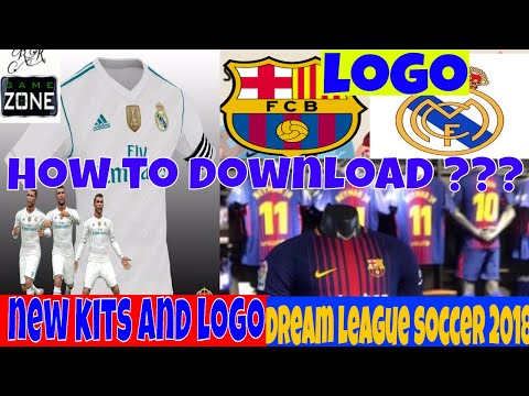 How to change logo and kits in Dream league soccer 2018||How to download kits for dream league 2018