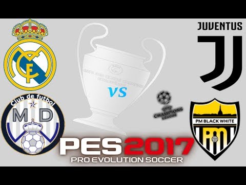 Let's play: Pro Evolution Soccer 2017 -MD White(Real Madrid) vs PM Black White(Juventus) [Superstar]