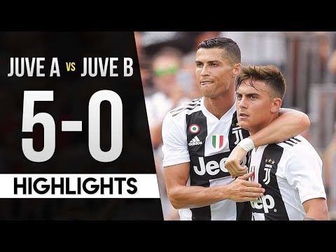 Juventus A vs Juventus B 5-0 Highlights HD (Cristiano Ronaldo's Debut) 2018/19