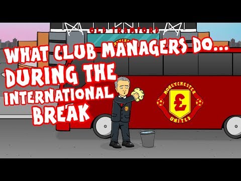 WHAT MANAGERS DO IN THE INTERNATIONAL BREAK! (Feat. Mourinho, Zidane, Wenger, Klopp and more!)