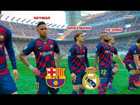 Neymar, De Jong, Griezmann going to Barcelona? | Barcelona vs Real Madrid | El Clasico | PES 2019