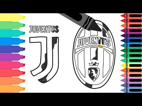 How to Draw Juventus FC Badge – Drawing the Juventus Logo – Coloring Pages for kids | Tanimated Toys