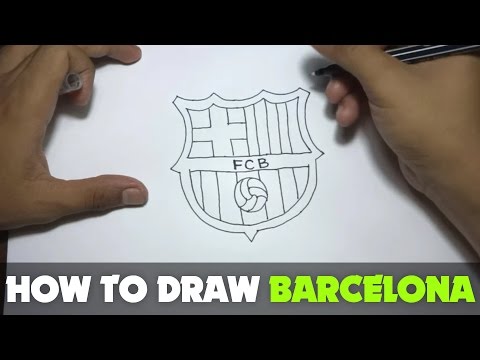 Drawing: How to Draw a Cartoon – FC Barcelona Logo (Tutorial Step by Step)