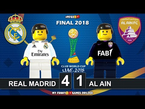 Club World Cup Final 2018 • Real Madrid vs Al Ain 4-1 (UAE 2018) All Goals Highlights Lego Football