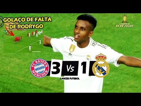 RODRYGO DESTRUIU E FEZ GOLAÇO ! Bayern de Munique 3 x 1 Real Madrid – Melhores Momentos – 20/07/2019