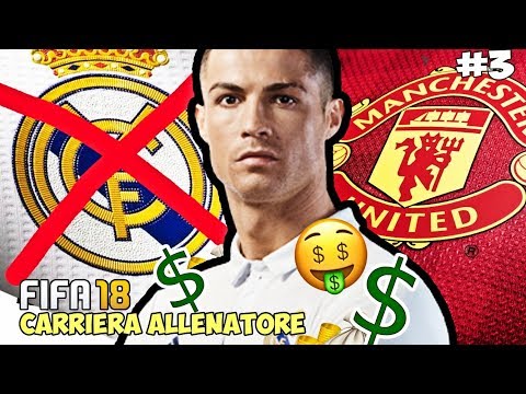 CLAMOROSO: IL REAL MADRID VENDE CRISTIANO RONALDO AL MANCHESTER UNITED – Fifa 18 carriera allenatore