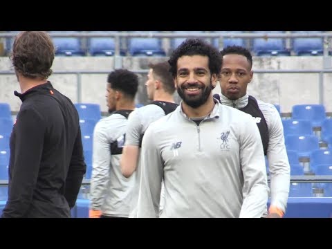 Liverpool Players Train At Stadio Olimpico Ahead Of Roma Champions League Semi-Final Clash