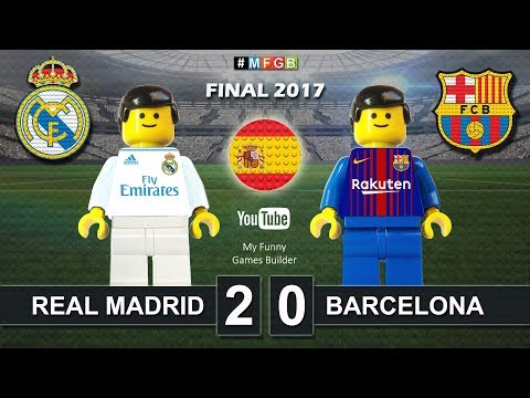 Supercopa de España 2017 • Real Madrid vs Barcelona 2-0 (5-1) • Spanish Super Cup Lego Football Film