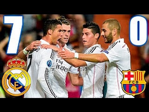 REAL MADRID Vs FC BARCELONA 7 – 0  ARCHIVE EL CLASICO