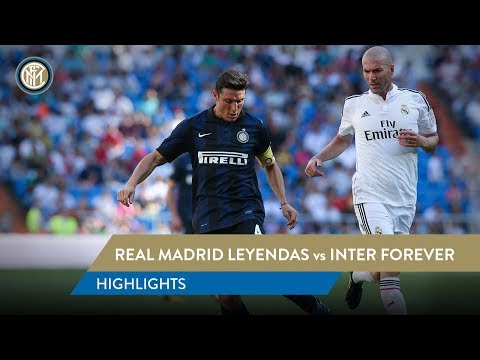 REAL MADRID LEYENDAS 2-2 INTER FOREVER | Highlights | Zanetti, Figo, Zidane and more…