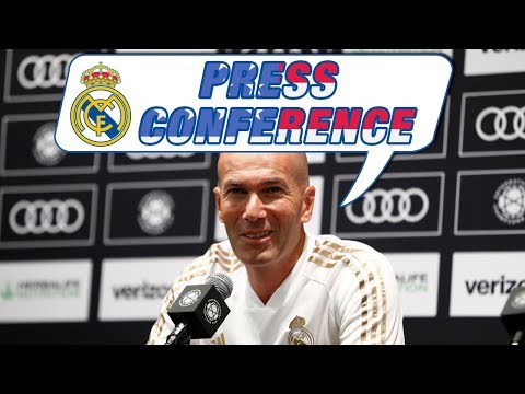 Zidane's pre-Bayern Munich press conference in Houston