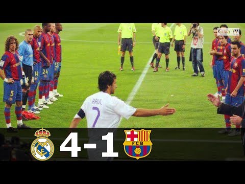 Real Madrid vs Barcelona 4-1 – La Liga 2007/2008 – Highlights (English Commentary)