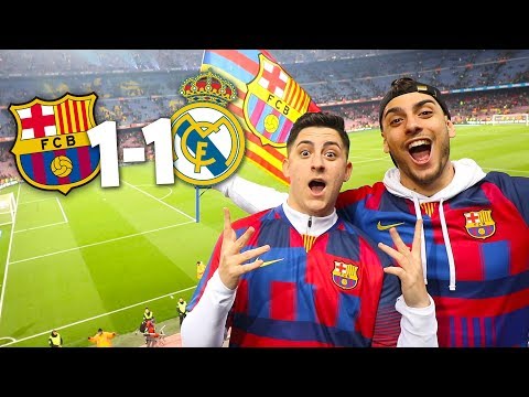 REACCIONANDO BARCELONA vs REAL MADRID 1-1 [LLOROS EN HD4K]