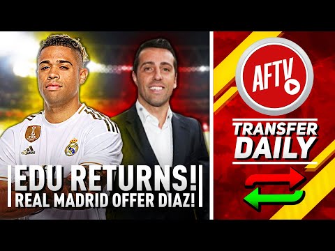 EDU Returns & Real Madrid Striker Offered To Arsenal! | AFTV Transfer Daily