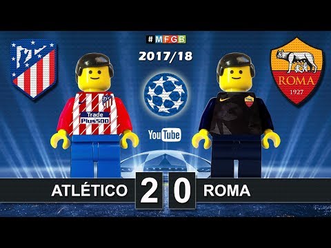 Atletico Madrid vs Roma 2-0 • Champions League 2018 (22/11/2017) Goals Highlights Lego Football