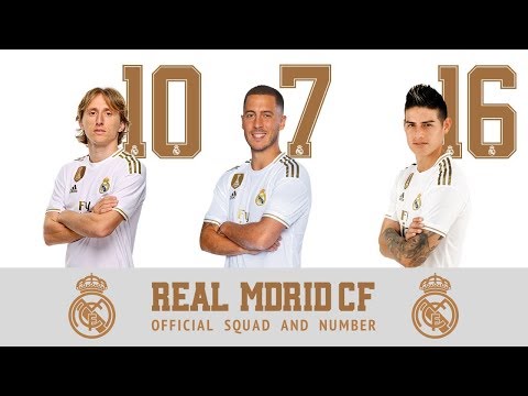 Real Madrid 2019/20: Official Squad Number