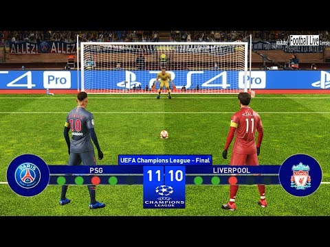 PES 2019 | PSG vs Liverpool | Final UEFA Champions League (UCL) | Penalty Shootout