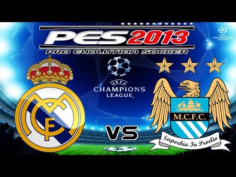 PES 2013 UEFA Champions League Real Madrid vs Manchester City