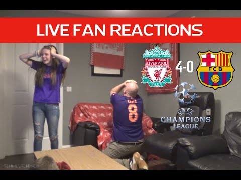 Liverpool 4-0 Barcelona , Champions League Semi Final 2nd Leg, LIVE Fan Reactions!