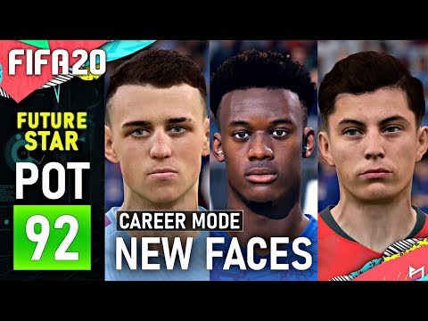 FIFA20 U20 FUTURE STARS IN CAREER MODE (Real Face List)