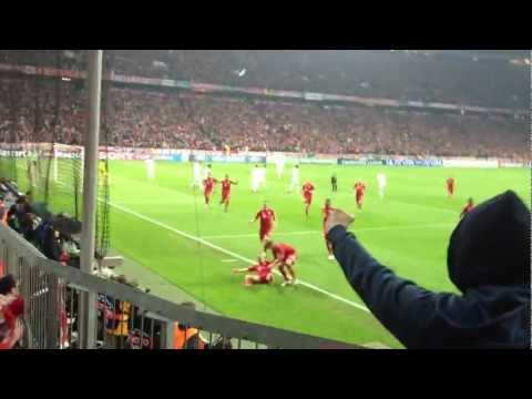 FC Bayern München – Real Madrid CL Halbfinale 17.04.2012 TOR 1:0 Franck Ribéry !!! LIVE in HD !!!