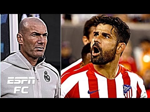 Diego Costa scores 4 and is sent off as Atletico crush Real Madrid in New York | ICC Highlights