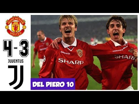 Manchester United vs Juventus 4-3, All Goals and Highlights UCL Semifinal 1999
