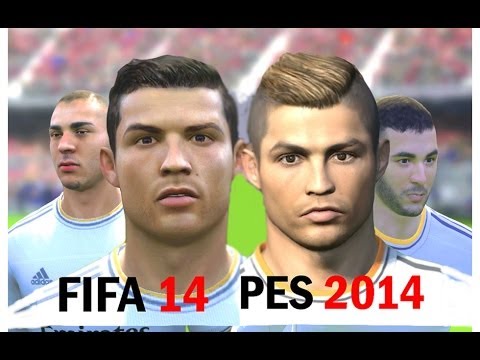 FIFA 14 vs PES 2014 Faces – Real Madrid (Face Comparison)