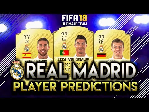 FIFA 18 | REAL MADRID PLAYER RATING PREDICTIONS! | W/RONALDO, KROOS AND RAMOS!