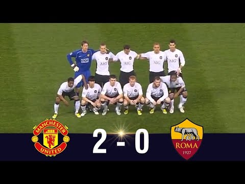 Manchester United vs AS Roma 2008 UCL Quarter Finals – Highlights