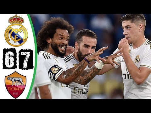 Real Madrid vs Roma 2-2 (4-5) – All Goals & Extended Highlights (11/08/2019)