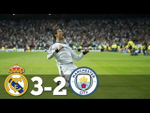 Real Madrid Vs Manchester City 3-2 – All Goals & Extended Highlights HD