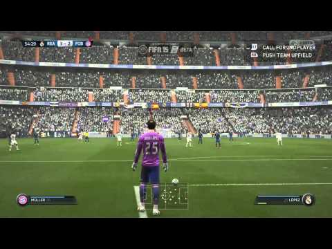 Fifa 15 Gameplay Closed Beta Real Madrid vs Bayern Munich PS4 Xbox One PC