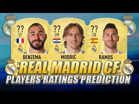 FIFA 20 | REAL MADRID CF PLAYERS RATINGS PREDICTION | w/ Ramos, Modric & Benzema