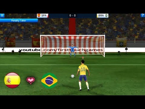 PENALTY : Spain vs Brazil ★ Dream League Soccer 2018 Gameplay