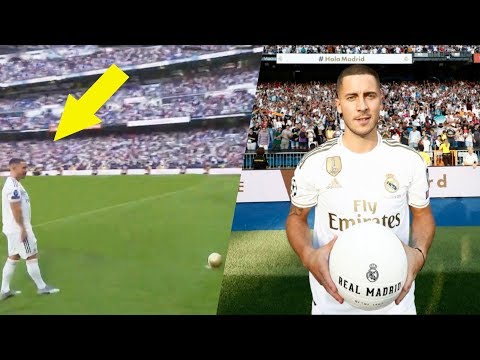 Eden Hazard First Day and First Goal in Real Madrid