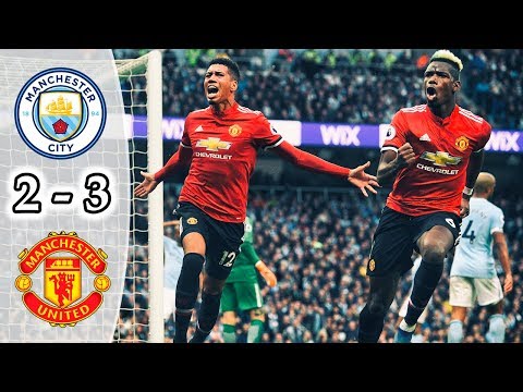 Manchester City vs Manchester United 2-3 | All Goals & Highlights | Premier League 2017/18