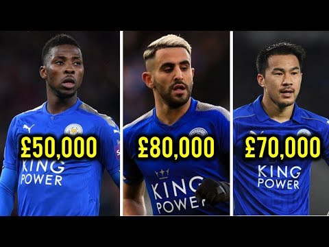 Leicester City Football Players weekly Salaries 2018