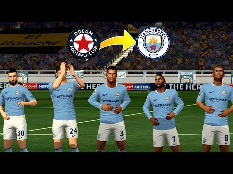 Create Man City Team ★ Kits Logo & Players ★ Dream League Soccer 2018