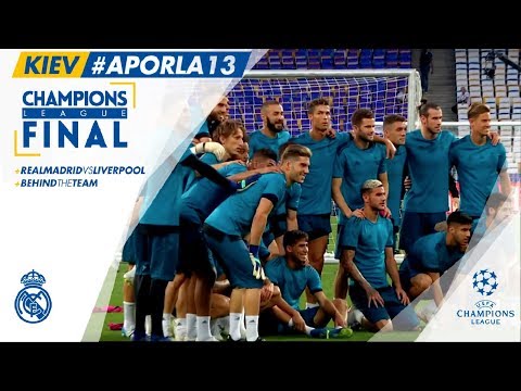 Real Madrid DAY 1 IN KIEV and TRAINING before Champions League Final