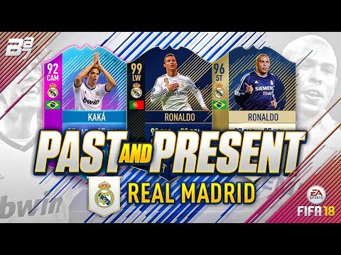 PAST AND PRESENT REAL MADRID SQUAD BUILDER! | FIFA 18 ULTIMATE TEAM