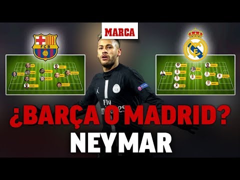 Fichaje Neymar: Barcelona o Real Madrid, ¿cómo encajaría en el sistema?I MARCA