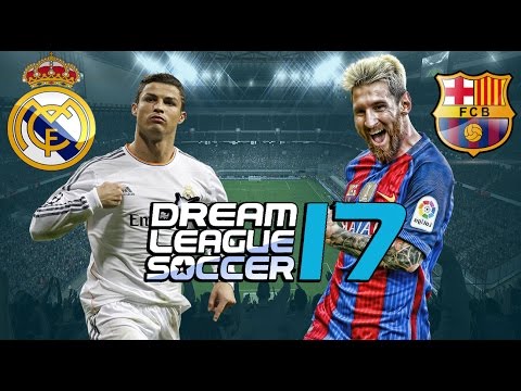 REAL MADRID x BARCELONA – DREAM LEAGUE SOCCER 17 OFICIAL