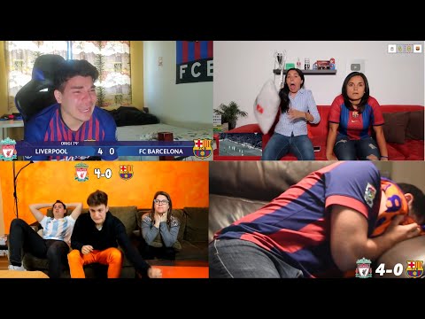 Liverpool vs Barcelona 4 – 0 Best Fans Reaction