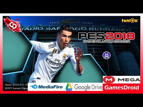 Download Pes 2018 Mobile Mod For Android 2.3.2 Patch Real Madrid best graphics