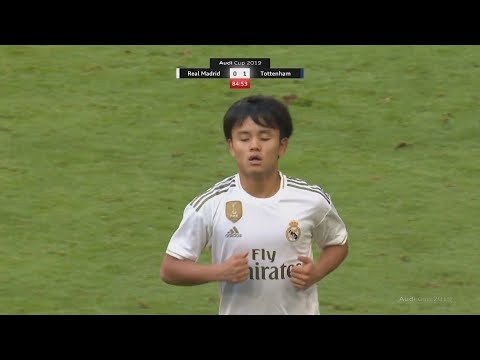 18 Year Old Takefusa Kubo Debut Games For Real Madrid! | Pre-Season Highlights