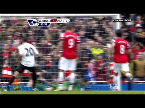 Arsenal vs Manchester United 1-1 All Goals HD 2013
