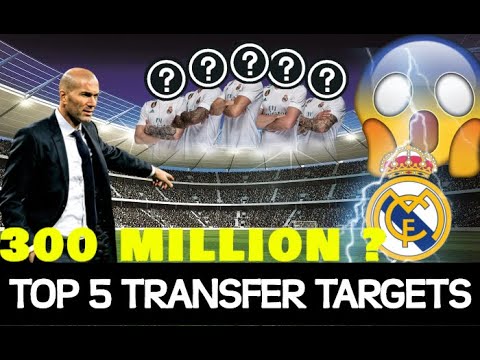 Real Madrid 2019 Top 5 Transfer Targets | Latest Transfer News 2019