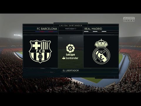 FIFA 19 BARCELONA VS REAL MADRID FULL MATCH GAMEPLAY XBOX ONE